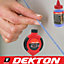 Dekton 2pc Builders Chalk String Line Kit Reel Set 30m (100ft) 4oz Blue Chalk