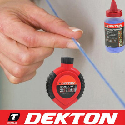 Dekton 2pc Builders Chalk String Line Kit Reel Set 30m 100ft 4oz Blue Chalk~5055441406657 01c MP?$MOB PREV$&$width=768&$height=768