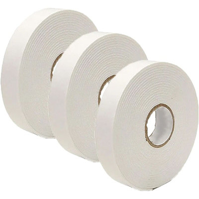 Dekton 3pc Release Line Double Sided Mounting Tape Foam Adhesive Roll 18mm X 2m