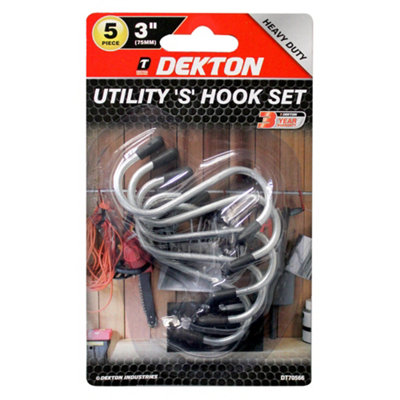 DEKTON 5PC 3IN HOOKS, DT70566, 24