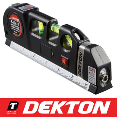 Dekton 6 in 1 Multi Purpose Laser level DIY at B Q