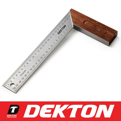 Dekton 9'' Hardwood Try Set 90 Degree Square Woodworking Carpenter Wood ...