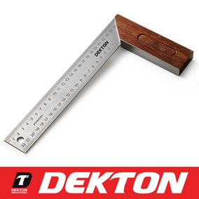 Dekton 9'' Hardwood Try Set 90 Degree Square Woodworking Carpenter Wood Tool