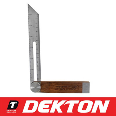 Dekton Bevel Square 8'' 200mm For Carpentry Speed Square Measuring Tool Roofing