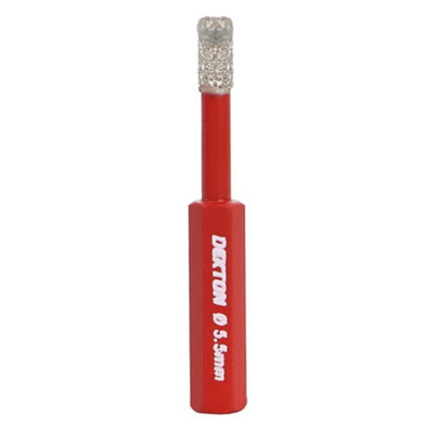 Dekton Brazed Diamond Hole Drill Tile Porcelain Marble Bit 5.5mm