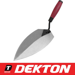 Dekton Brick Laying Trowel Builder Plastering Cement Mortar Soft Grip 11"