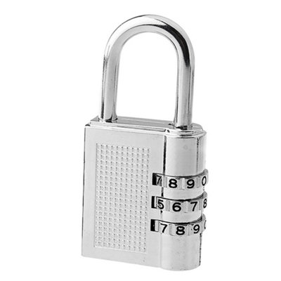 Dekton DT70172 3 Digit Resettable Zinc Combination Lock