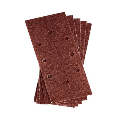 Dekton DT80754 Hook & Loop Sanding Sheets 93mm x 185mm 60G Pack of 5