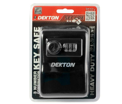 Dekton Key Safe Outdoor Security Wall Mounted Box Secure Combination Lock