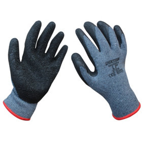 Dekton Pack of 12 Worker Nitrile Coated Working Gloves, Size 9/L, Cat11, En388