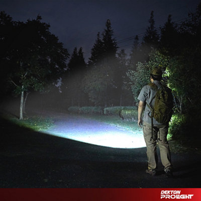Dekton Pro Light Explorer XT COB LED Torch 400 Lumens 350M Range with Batteries