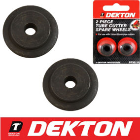 Dekton Tube Pipe Cutter Spare Replacement Slicer Blades 2pc 15mm & 22mm
