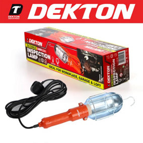 Dekton Work Light Torch Inspection Lamp Flash Light Corded Garage WorkLight