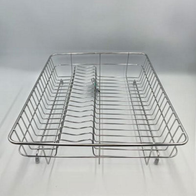 Delfinware Wireware Stainless Steel Large Dish Drainer DIY at B Q