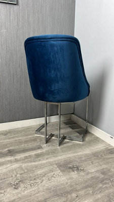 Delia Velvet Dining Chairs(4 Dining Chairs)