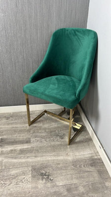 Delia Velvet Dining Chairs(4 Dining Chairs)