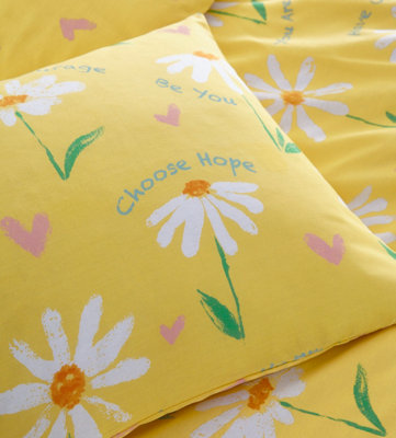 Delightful Daisy Single Duvet Cover and Pillowcase Set