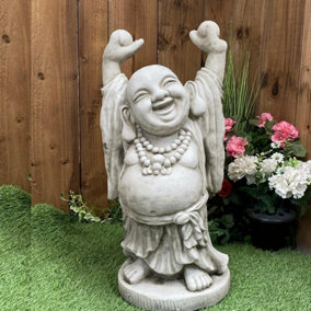 Delightful Large Hands Up Buddha Ornament
