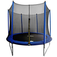 Dellonda 10ft Heavy-Duty Outdoor Trampoline For Kids with Safety Enclosure Net