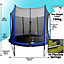 Dellonda 10ft Heavy-Duty Outdoor Trampoline For Kids with Safety Enclosure Net