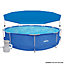 Dellonda 12ft 360cm Diameter Round Swimming Pool Top Cover with Rope Ties for DL20