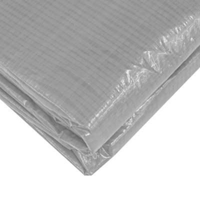 Dellonda 18ft 549x305cm Rectangular Swimming Pool Top Cover & Rope Ties for DL22