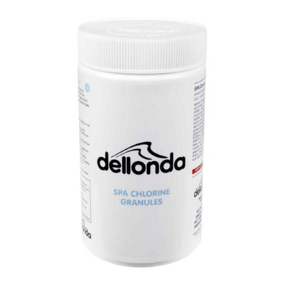 Dellonda 1kg Chlorine Granules, Hot Tub, Spa & Pool Chemicals, Easy & Fast