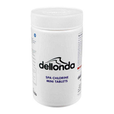 Dellonda 1kg Chlorine Mini Tablets Hot Tub/Spa, Pool Floater, Chemical Dispenser DIY at B&Q