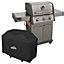 Dellonda 3 Burner Deluxe Gas BBQ Grill with Piezo Ignition, Water Resistant Cover, Stainless Steel