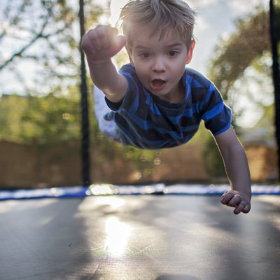 Dellonda 6ft Heavy Duty Outdoor Trampoline for Kids with Safety Enclosure Net - 7