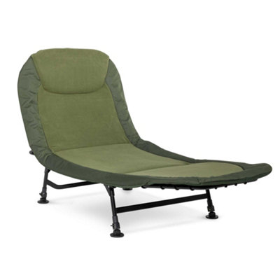 Dellonda Adjustable Bedchair Fleece Mattress Pillow 6 Adjustable Feet DL77 DIY at B Q
