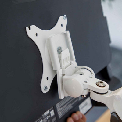 Dellonda Adjustable & Rotating Single Monitor Arm, 12kg Load Capacity ...