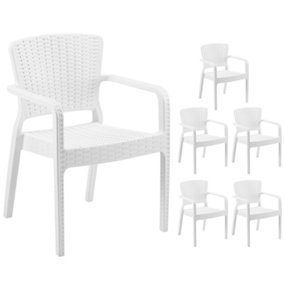 Plastic discount chairs b&q