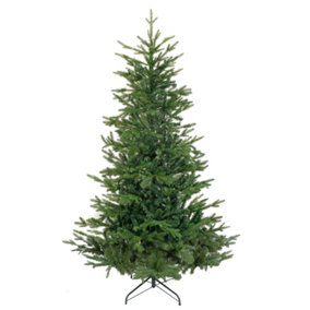 Dellonda Artificial 6ft/180cm Realistic Christmas Tree, 1224 XMAS PE/PVC Tips
