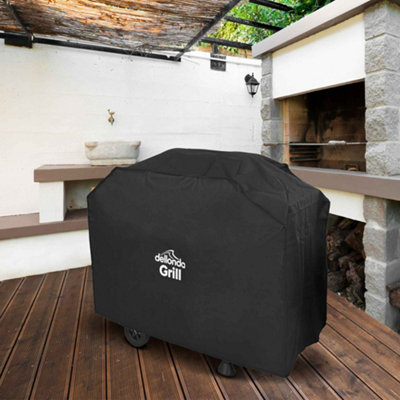 Dellonda Black PVC Cover for BBQs - 3