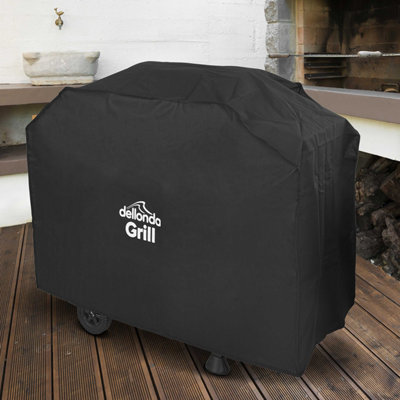 Dellonda Black PVC Cover for BBQs