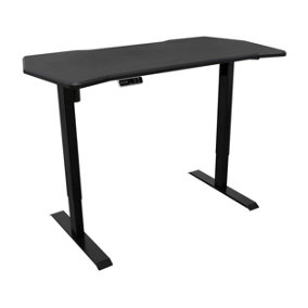 Dellonda Carbon Electric Adjustable Standing Desk, Quiet, Fast, 1400 x 700mm