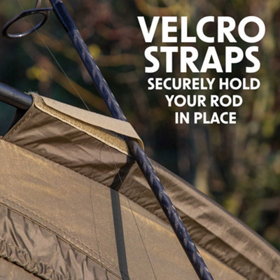 Dellonda Fishing Bivvy Tent 2-Man Waterproof UV Protection Quick Assembly - DL76 - 3