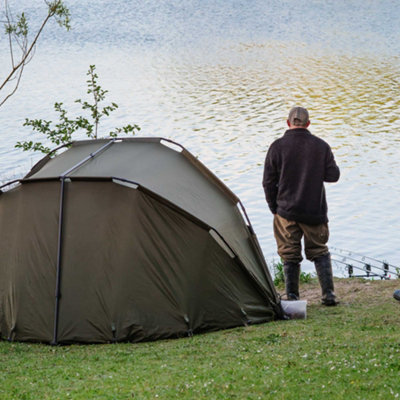 Dellonda Fishing Bivvy Tent 2-Man Waterproof UV Protection Quick Assembly - DL76 - 5
