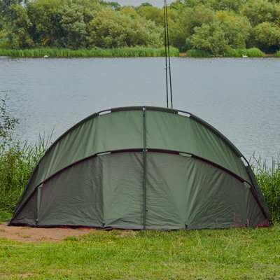 Dellonda Fishing Bivvy Tent 2-Man Waterproof UV Protection Quick Assembly - DL76 - 6