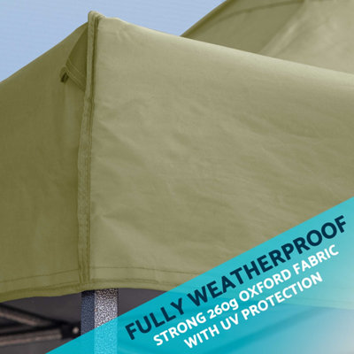 Dellonda Premium 2x2m Pop-Up Gazebo Water Resistant Carry Bag Stakes Weight Bags - 5