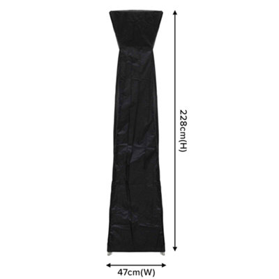 Dellonda Pyramid Gas Tower Heater Waterproof Cover 2280 x 470mm - 3