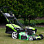 Dellonda Self-Propelled Petrol Lawnmower 149cc 18"/46cm 4-Stroke - DG101