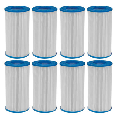 Dellonda Swimming Pool Filter Cartridge, Pack of 8