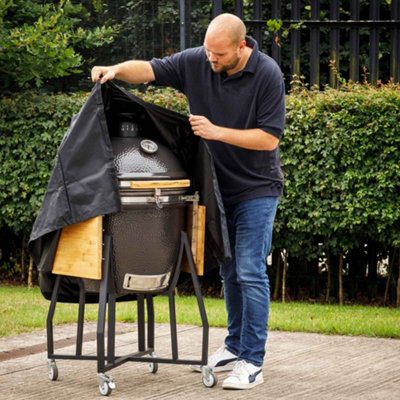 Dellonda Water Resistant Cover for Kamado BBQ - 75 x 95cm - 3