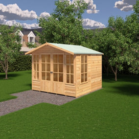 Delmora Summerhouse 8x8ft with double doors