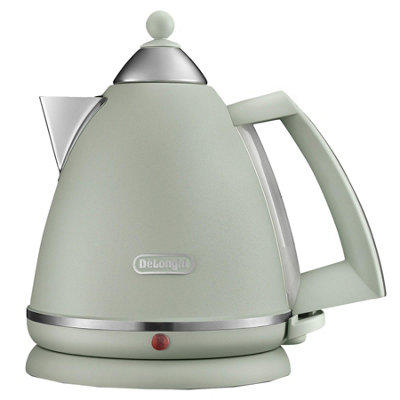 Delonghi Cordless Jug Kettle, 1.7L Argento, Green