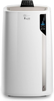 DELONGHI Pinguino PACEL112CST 11000 BTU Smart Air Conditioner & Dehumidifier White