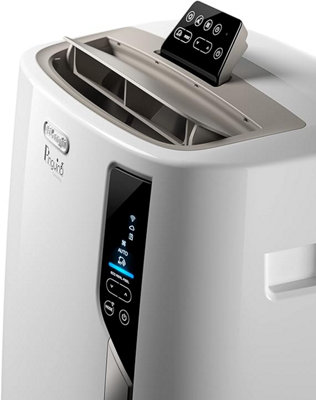 DELONGHI Pinguino PACEL112CST 11000 BTU Smart Air Conditioner & Dehumidifier White