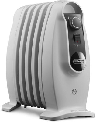 DeLonghi TRNS0505M Oil Filled Radiator - White - 500W